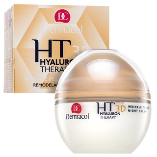 Dermacol Hyaluron Therapy 3D Wrinkle Filler Night Cream intenzivní noční sérum 50 ml (obrázek 3)