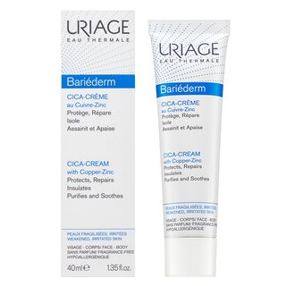 Uriage Bariederm Repairing Cica-cream With Cu-Zn zklidňující emulze pro obnovu pleti 40 ml (obrázek 3)