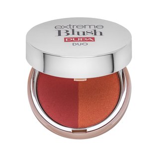 Pupa Extreme Blush DUO pudrová tvářenka 130 Matt Salmon - Radiant Peach 4 g