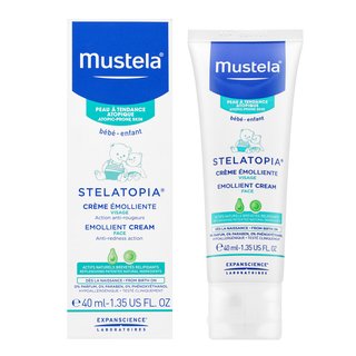 Mustela Bébé Stelatopia Emollient Cream pleťový krém pro suchou atopickou pokožku 40 ml (obrázek 3)