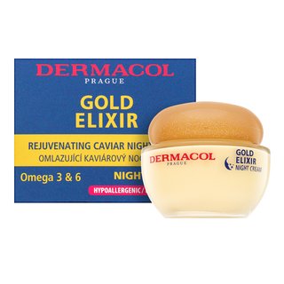 Dermacol Gold Elixir Rejuvenating Caviar Night Cream noční krém proti vráskám 50 ml (obrázek 3)