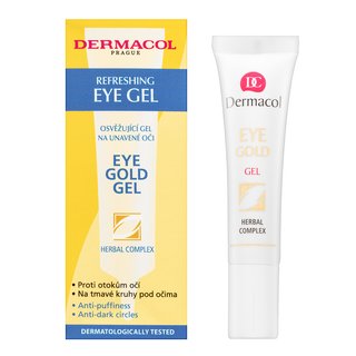 Dermacol Eye Gold Gel osvěžující oční gel proti vráskám, otokům a tmavým kruhům 15 ml (obrázek 3)