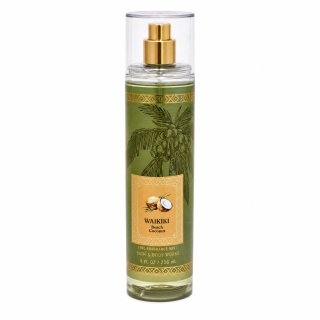 Bath & Body Works Waikiki Beach Coconut tělový spray pro ženy 236 ml