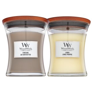 Woodwick Fireside & Linen 2 x 275 g (obrázek 3)