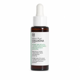 Collistar Attivi Puri sérum s kyselinou salicylovou Salicylic Acid   Succinic Acid 30 ml