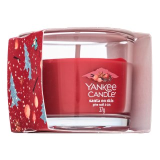 Yankee Candle Santa On Skis votivní svíčka glass 37 g