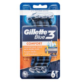 Gillette Blue3 jednorázová holítka Comfort 6 pcs