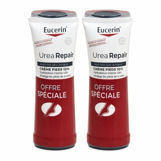 Eucerin Urea Repair krém na nohy pro suchou pokožku PLUS 10% Urea Foot Cream 2 x 100 ml