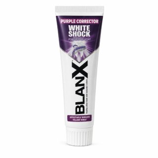 BlanX White Shock Purple Corrector bělicí zubní pasta Toothpaste 75 ml