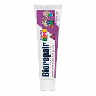 Biorepair Kids 0-6 Grape zubní pasta pro děti pro obnovení zubní skloviny Grape 50 ml