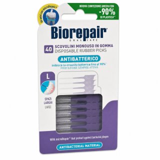 Biorepair Disposable Rubber Picks mezizubní párátka 40 pcs L