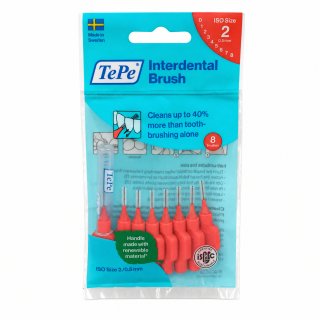 TePe Interdental Brush mezizubní kartáčky 8 pcs 0,5 mm
