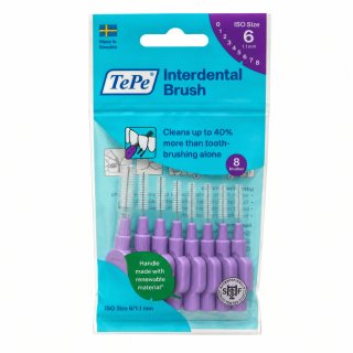 TePe Interdental Brush mezizubní kartáčky 8 pcs 1,1 mm
