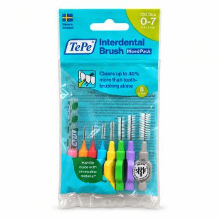 TePe Interdental Brush mezizubní kartáčky 8 pcs Mixed Pack