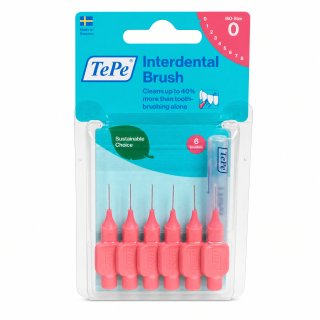 TePe Interdental Brush mezizubní kartáčky 6 pcs 0,4 mm