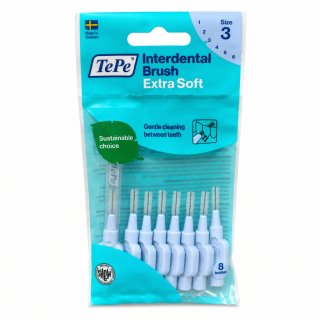 TePe Interdental Brush mezizubní kartáčky Extra Soft 8 pcs 0,6 mm