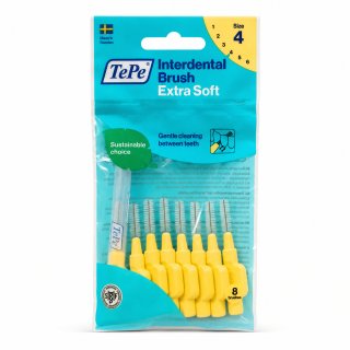TePe Interdental Brush mezizubní kartáčky Extra Soft 8 pcs 0,7 mm