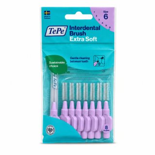 TePe Interdental Brush mezizubní kartáčky Extra Soft 8 pcs 1,1 mm