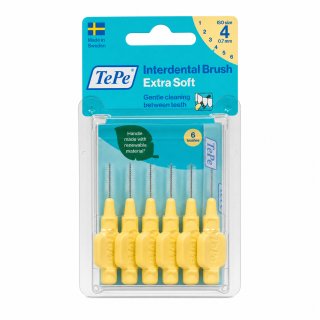 TePe Interdental Brush mezizubní kartáčky Extra Soft 6 pcs 0,7 mm