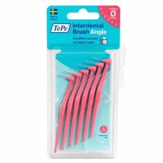 TePe Interdental Brush mezizubní kartáčky Angle 6 pcs 0,4 mm