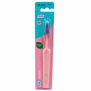 TePe Colour zubní kartáček Soft Toothbrush Light Pink