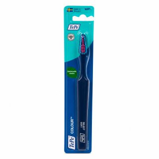 TePe Colour zubní kartáček Soft Toothbrush Dark Blue