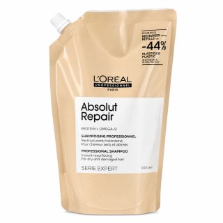 L´Oréal Professionnel Série Expert Absolut Repair Protein + Omega 9 Professional Shampoo vyživující šampon pro suché a poškozené vlasy Refill 1000 ml