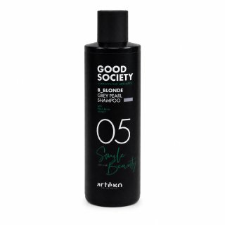 Artègo Good Society 05 B_Blonde Grey Pearl Shampoo tónovací šampon pro platinově blond a šedivé vlasy 250 ml