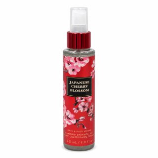 Bath & Body Works Japanese Cherry Blossom Shimmer tělový spray pro ženy 145 ml