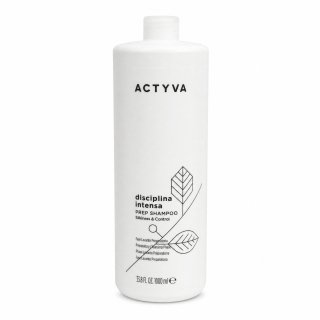Kemon Actyva Disciplina Intensa Prep Shampoo Silkiness & Control uhlazující šampon pro nepoddajné a poškozené vlasy 1000 ml