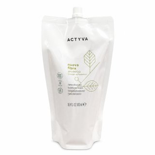 Kemon Actyva Nuova Fibra Reconstructing Shampoo vyživující šampon pro posílení vlasového vlákna Refill 500 ml