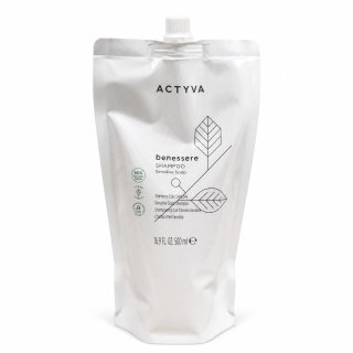 Kemon Actyva Benessere Sensitive Scalp Shampoo posilující šampon pro citlivou pokožku hlavy Refill 500 ml