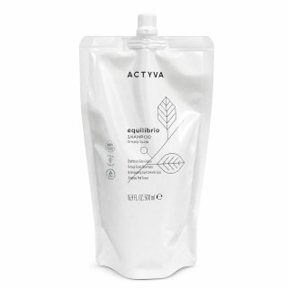 Kemon Actyva Equilibrio Greasy Scalp Shampoo čisticí šampon pro rychle se mastící vlasy Refill 500 ml