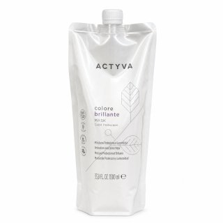 Kemon Actyva Colore Brillante Protection and Shine Mask posilující maska pro lesk a ochranu barvených vlasů Refill 1000 ml