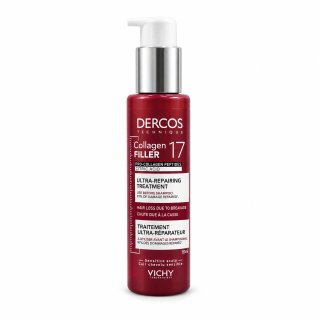 Vichy Dercos Collagen Filler 17 Ultra-Repairing Treatment před-šamponová péče pro posílení vlasového vlákna 150 ml