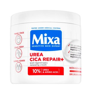 Mixa Urea Cica Repair+ regenerační krém Renewing Cream 400 ml