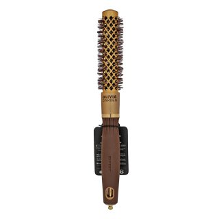 Olivia Garden Expert Blowout Shine Round Brush Wavy Bristles Gold & Brown 20 mm kartáč na vlasy
