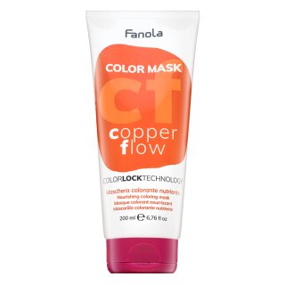 Fanola Color Mask vyživující maska s barevnými pigmenty pro oživení barvy Copper Flow 200 ml