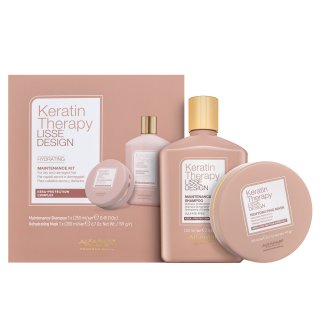 Levně Alfaparf Milano Lisse Design Keratin Therapy Hydrating Maintenance Kit šampon + maska pro hydrataci vlasů