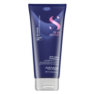Alfaparf Milano Semi Di Lino Blonde Anti-Yellow Conditioner tónovací kondicionér pro blond vlasy 200 ml