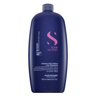 Levně Alfaparf Milano Semi Di Lino Blonde Intense Anti-Yellow Low Shampoo neutralizující šampon pro blond vlasy 1000 ml