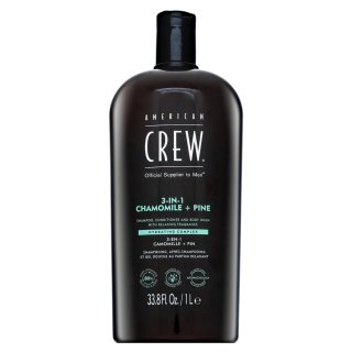 Levně American Crew 3-in-1 Chamolie + Pine šampon, kondicionér a sprchový gel 1000 ml