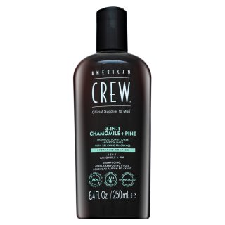 Levně American Crew 3-in-1 Chamolie + Pine šampon, kondicionér a sprchový gel 250 ml