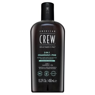 Levně American Crew 3-in-1 Chamolie + Pine šampon, kondicionér a sprchový gel 450 ml