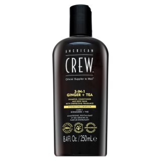 Levně American Crew 3-in-1 Ginger + Tea šampon, kondicionér a sprchový gel 250 ml