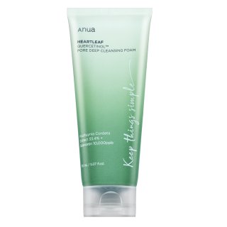 Anua Heartleaf Quercetinol Pore Deep Cleansing Foam čistící pěna 150 ml koupíte na Brasty.cz
