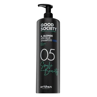 Artègo Good Society 05 B_Blonde Ash Blue Shampoo neutralizující šampon pro platinově blond a šedivé vlasy 1000 ml