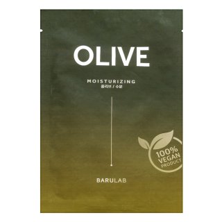 Barulab The Clean Vegan plátýnková maska Mask Olive 23 g