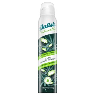 Levně Batiste Naturally Coconut Milk & Hemp Seed Oil suchý šampon pro objem vlasů 200 ml