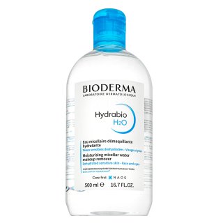 Bioderma Hydrabio odličovací micelární voda H2O Micellar Cleansing Water and Makeup Remover 500 ml